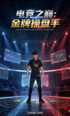 短剧《电竞之巅：金牌操盘手》海报