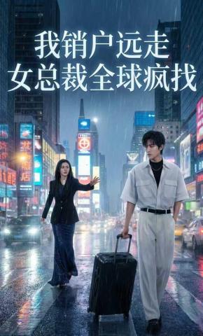 短剧《我销户远走，女总裁全球疯找》海报