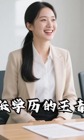 短剧《低学历的王者》海报