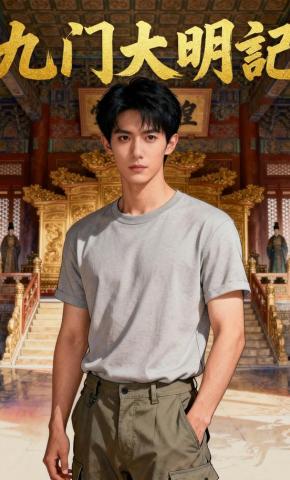 短剧《九门大明记》海报