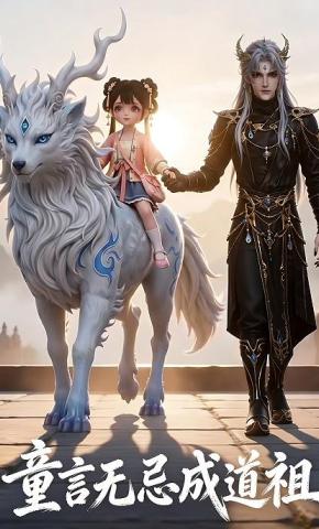 短剧《童言无忌成道祖》海报
