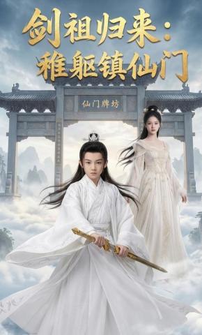 短剧《剑祖归来：稚躯镇仙门》海报