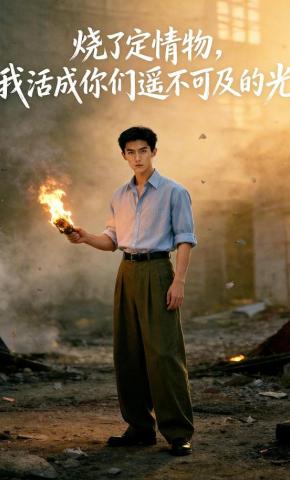 短剧《烧了定情物，我活成你们遥不可及的光》海报