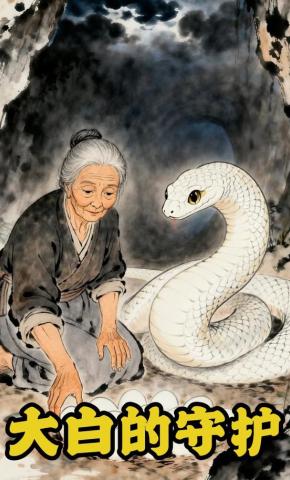 短剧《大白的守护》海报