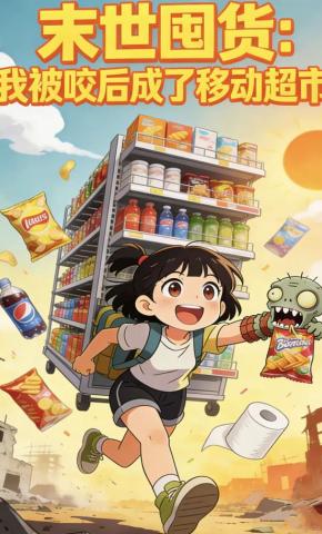 短剧《末世囤货：我被咬后成了移动超市》海报