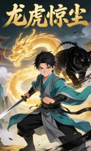 短剧《龙虎惊尘》海报