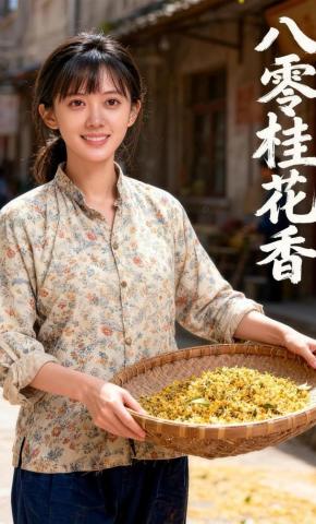 短剧《八零桂花香》海报