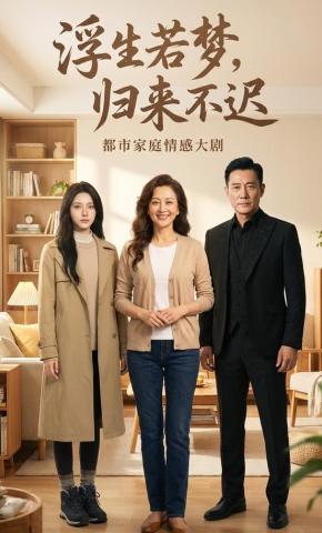 短剧《浮生若梦，归来不迟》海报