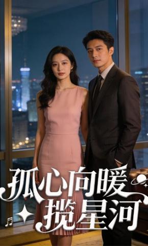 短剧《孤心向暖揽星河》海报