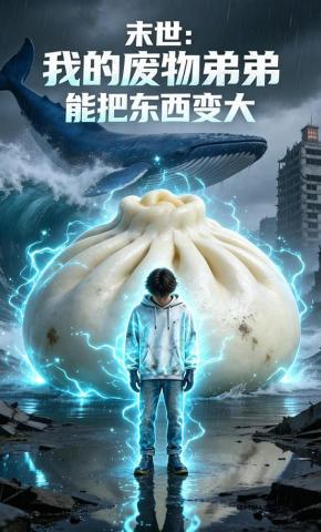 短剧《末世：我的废物弟弟能把东西变大》海报