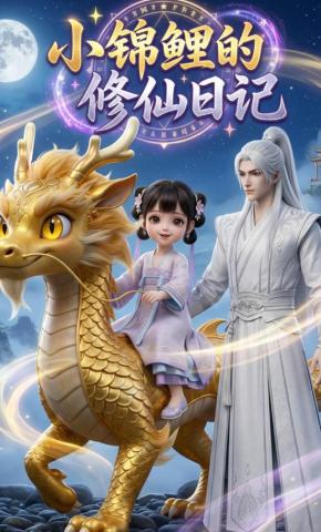 短剧《小锦鲤的修仙日记》海报