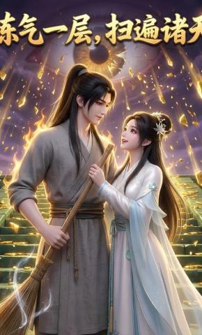 短剧《练气一层扫遍诸天》海报