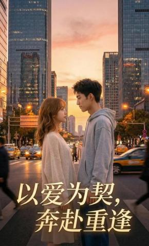 短剧《以爱为契，奔赴重逢》海报