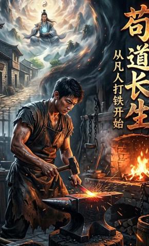 短剧《苟道长生：从凡人打铁开始》海报