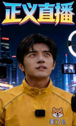 短剧《正义直播》海报