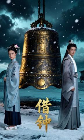 短剧《借钟》海报