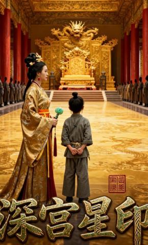 短剧《深宫星印》海报