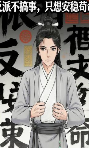 短剧《反派不搞事，只想安稳苟命》海报