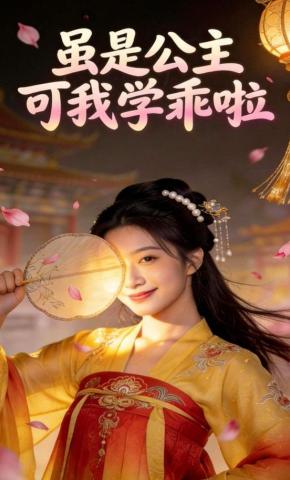 短剧《虽是公主可我学乖啦》海报