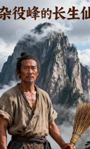 短剧《杂役峰的长生仙》海报