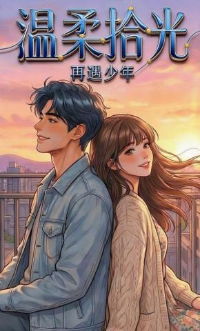 短剧《温柔拾光再遇少年》海报