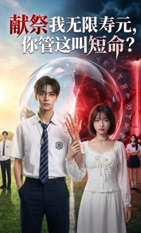 短剧《献祭我无限寿元，你管这叫短命？》海报