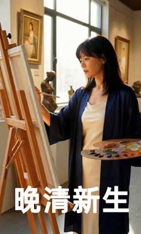 短剧《晚清新生》海报