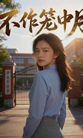 短剧《不作笼中月》海报