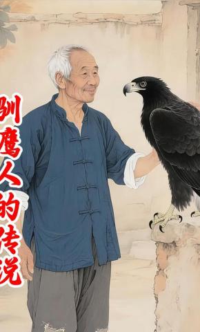 短剧《驯鹰人的传说》海报