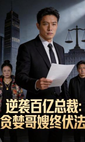 短剧《逆袭百亿总裁：贪婪哥嫂终伏法》海报