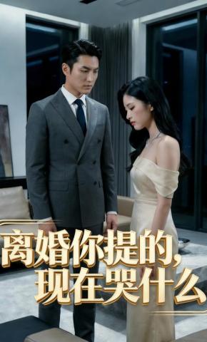 短剧《离婚你提的，现在哭什么》海报