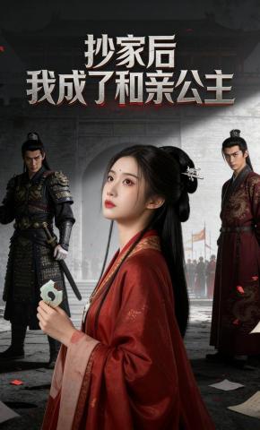 短剧《抄家后，我成了和亲公主》海报
