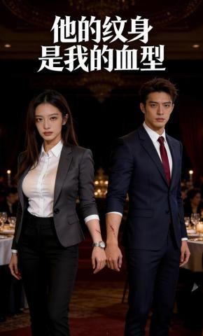 短剧《他的纹身是我的血型》海报