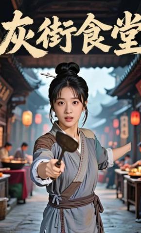 短剧《灰街食堂》海报