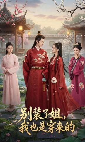 短剧《别装了姐，我也是穿来的》海报