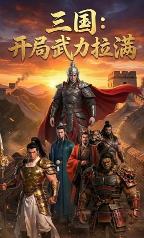 短剧《三国：开局武力拉满》海报