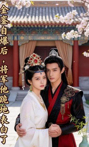 短剧《金銮自爆后，将军他跪地表白了》海报