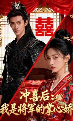短剧《冲喜后：我是将军的掌心娇》海报