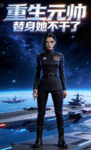 短剧《重生元帅：替身她不干了》海报
