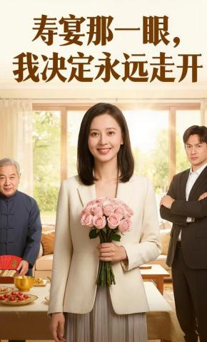 短剧《寿宴那一眼，我决定永远走开》海报