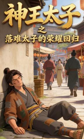短剧《神王太子之落难太子的荣耀回归》海报