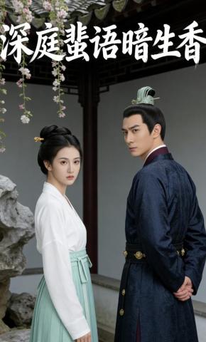 短剧《深庭蜚语暗生香》海报