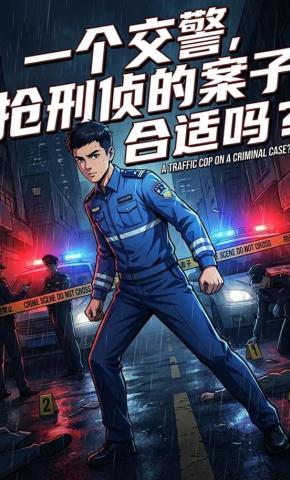 短剧《一个交警，抢刑侦的案子合适吗？》海报