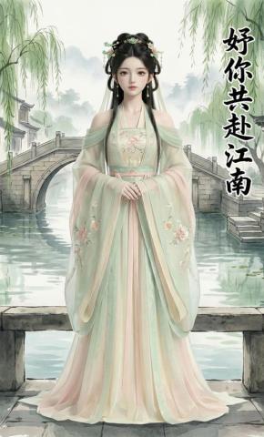 短剧《妤你共赴江南》海报