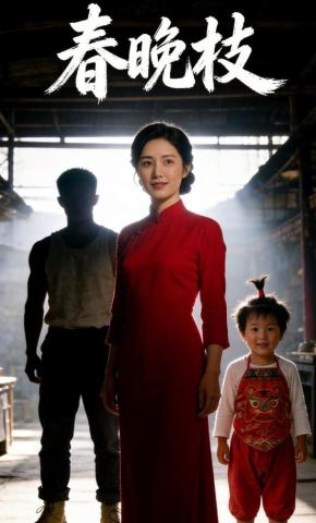 短剧《春晚枝》海报