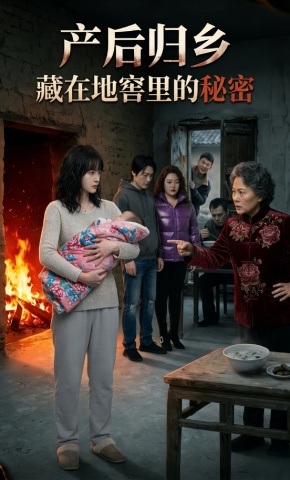 短剧《产后归乡藏在地窖里的秘密》海报