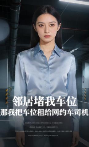 短剧《邻居堵我车位，那我把车位租给网约车司机》海报