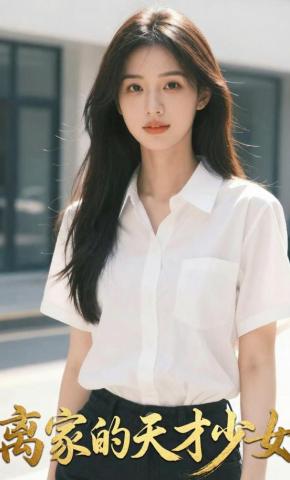 短剧《离家的天才少女》海报