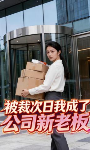 短剧《被裁次日，我成了公司新老板》海报