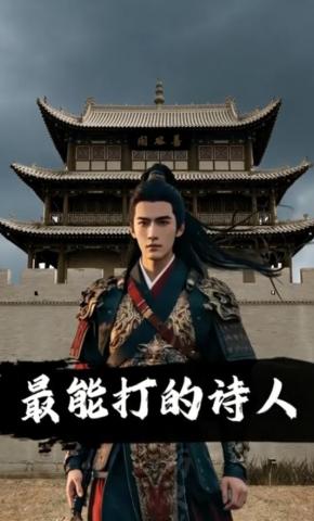 短剧《最能打的诗人》海报
